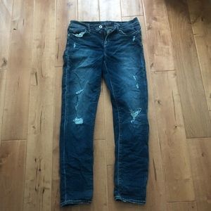 blue skinny jeans